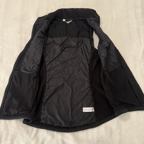 Athleta Rock Springs Quilted Vest Women Sz S Black Reflective Full Zip Active - Picture 3 of 7